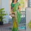Jalnidhi Saloni Moss Chiffon with Fancy Bandhani Printed Saree Collection