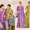 Kaanchi Silk Vol 2 Cationic Padding Unifrom Saree Collection