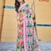 Kashvi Libas Vol 6 Dull Moss Digital Printed Casual Wear Saree Collection