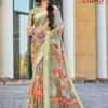 Kashvi Libas Vol 6 Dull Moss Digital Printed Casual Wear Saree Collection