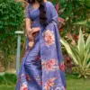 Kashvi Omkar Silk with Foil Work Casual Wear Saree Collection