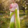 Kc 39 Georgette Sequence Party Wear Saree Collection