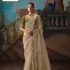 Kimora Kajal Fancy Thread Embroidered Work Designer Saree Collection