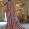 Kreshva Rani Mahal Silk Printed Glory Finish Saree Collection