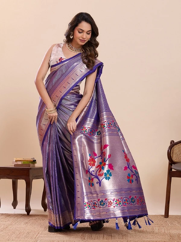 Maahi 212 Paithani Silk Zari Weaving Saree Collection