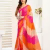 Meera 324 Linen Printed Party Wear Beautiful Saree Collection