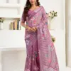 Meera 325 Linen Printed Ready to Wear Fancy Saree Collection