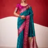Rajpath Sindhu Ghat Zari Weaving Satin Silk Saree Collection