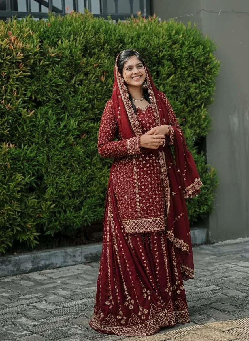 Rama Export Code- 1361-D Heavy Georgette Wholesale Readymade Pakistani Suit Collection