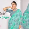 Ruchi Star Chiffon 224 Chiffon Printed Casual Wear Saree Collection