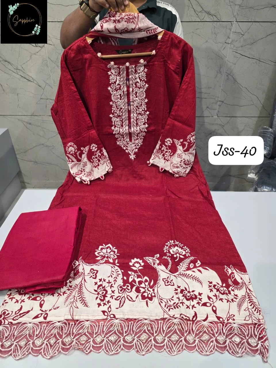 Sapphire Jazmin SS VOL-40 Pure Cotton Wholesale Readymade Pakistani Suit Collection