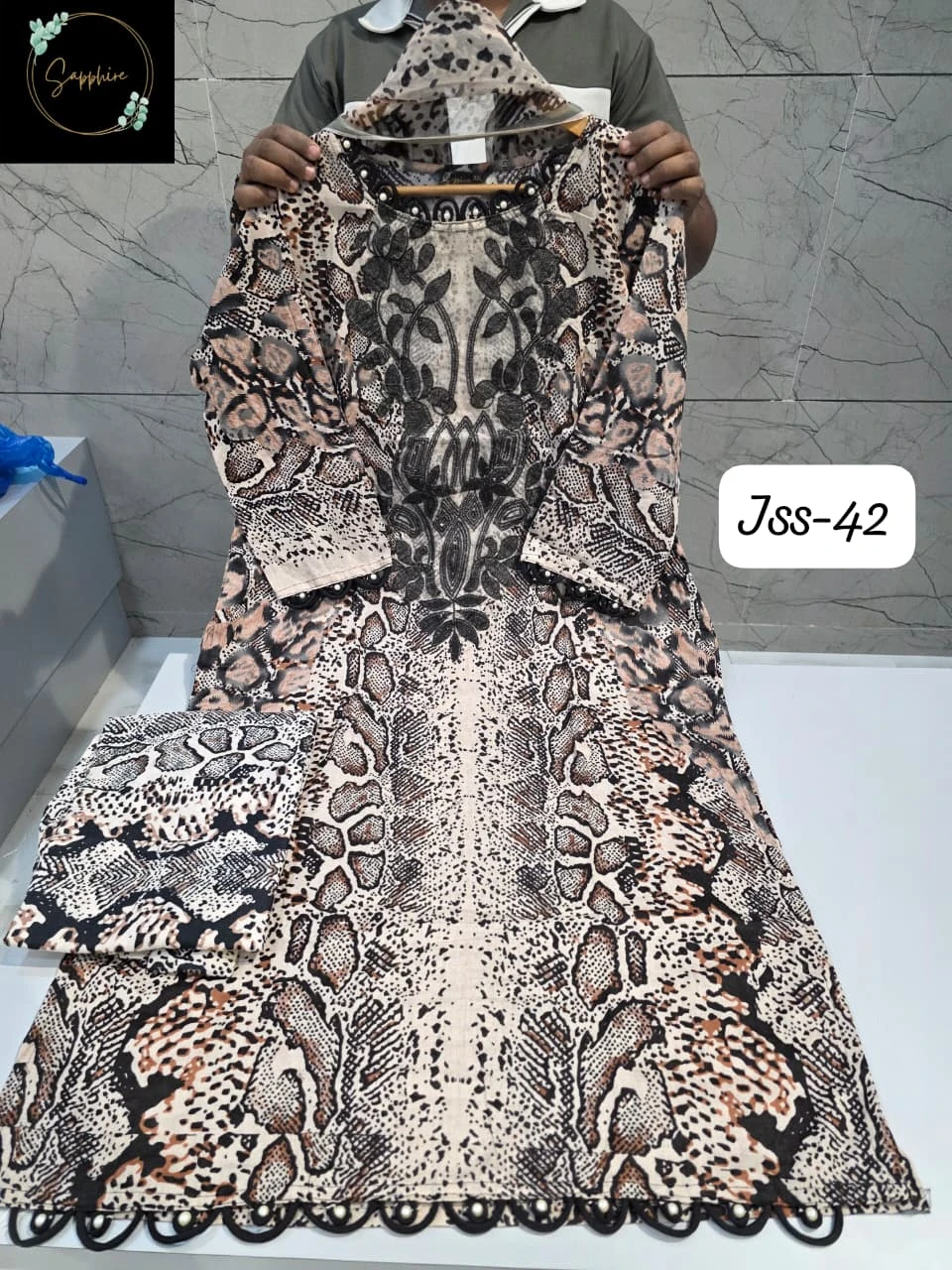 Sapphire Jazmin SS VOL-42 Pure Cotton Wholesale Readymade Pakistani Suit Collection