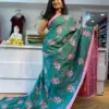 Scmg Mangala Linen Printed Manglagiri Saree Collection