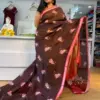 Scmg Mangala Linen Printed Manglagiri Saree Collection