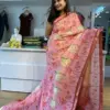 Scmg Mangala Linen Printed Manglagiri Saree Collection