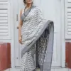 Scmg Shweta Linen Woven Ikkat Saree Collection