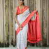Scmg Shweta Linen Woven Ikkat Saree Collection