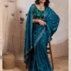 Sethnic Swayam Metallic Velvet Sequence Zari Work Saree Collection