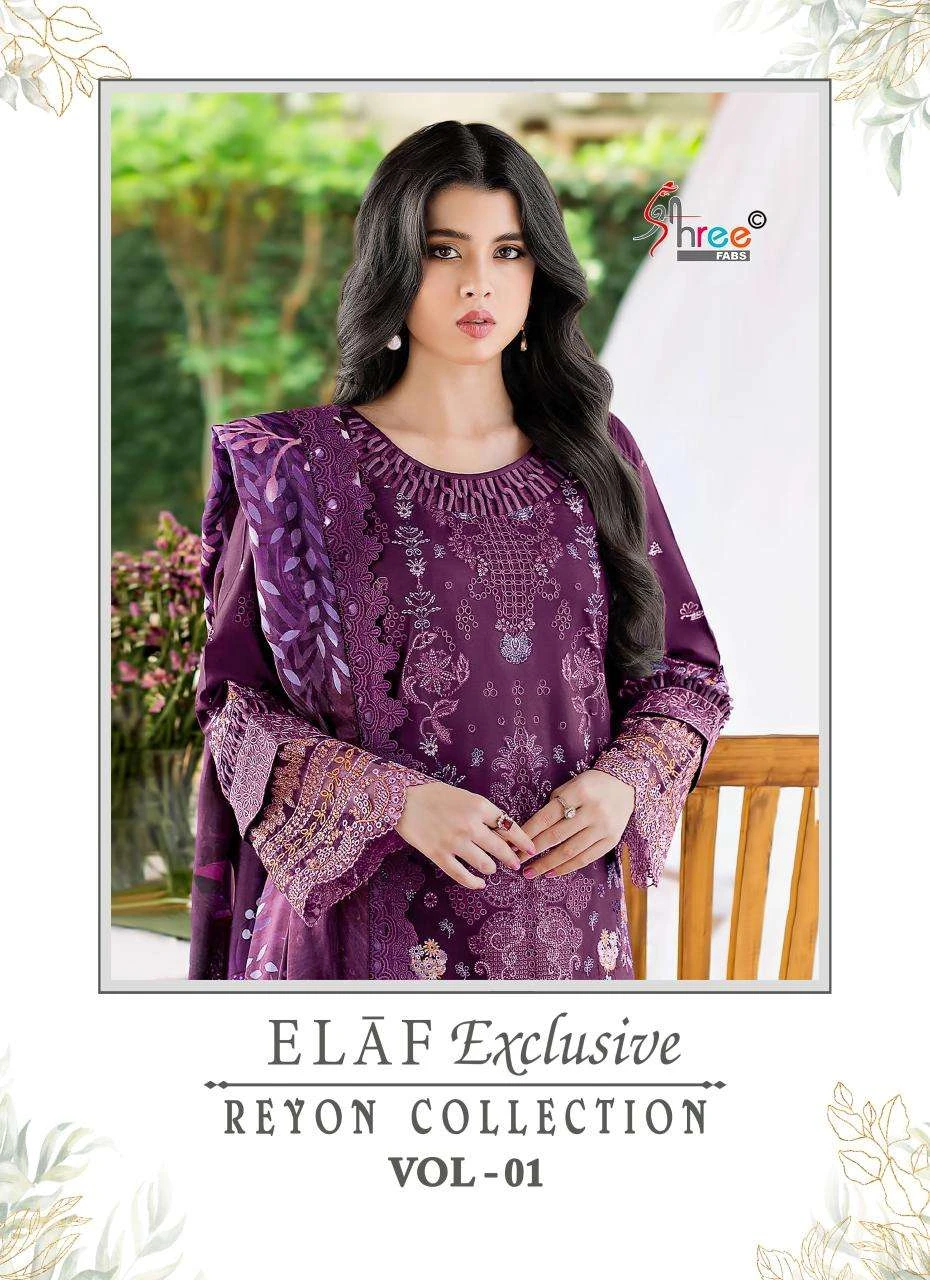 Shree Fab Elaf Exclusive Rayon Collection Vol 1