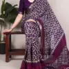 Taraa L 7020 Viscose Chanderi Zari Border Daily Wear Saree Collection