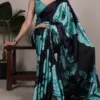 Taraa L 7027 Satin Silk Floral Printed Beautiful Saree Collection