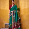 Taraa L 7048 Viscose Chanderi Kalamkari Printed Fancy Saree Collection