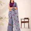 Taraa L 7051 Lurex Brasso Floral Viscose Fancy Saree Collection