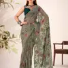 Taraa L 7051 Lurex Brasso Floral Viscose Fancy Saree Collection