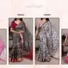 Taraa L 7055 Tussar Silk Printed Fancy Saree Collection