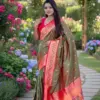 Vt 6079 T Banarasi Silk Meenakari Weaved Fancy Saree Collection