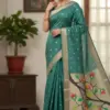 Vt 6086 T Soft Muga Cotton Paithani Saree Collection