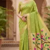 Vt 6086 T Soft Muga Cotton Paithani Saree Collection