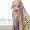 Vt 6086 T Soft Muga Cotton Paithani Saree Collection