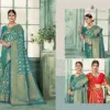 Zarkaashi Samridhhi Katan Silk Festival Wear Saree Collection