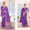 Zarkaashi Vishruti Katan Silk Festival Wear Saree Collection