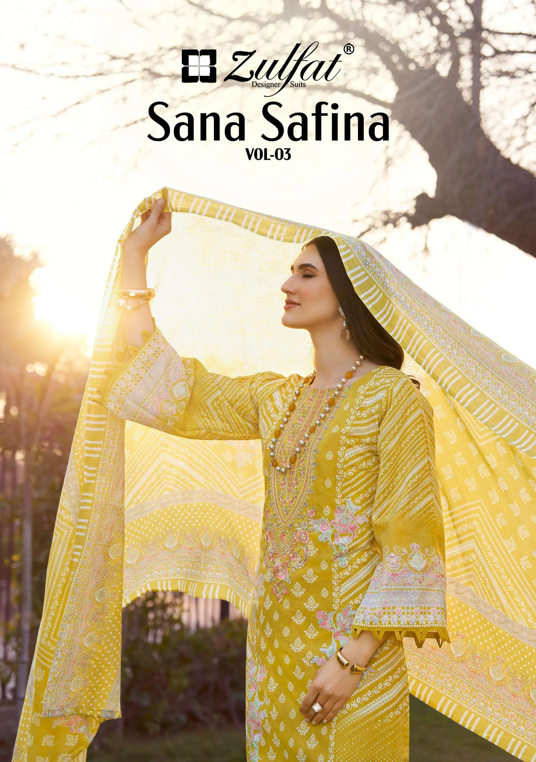 Zulfat Designer Suits Sana Safina Vol 3
