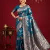 Ast Aadya Silk Vol 1 Silk Blend with Tassels Work Festive Wear Saree Collection