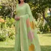 Ast Pankhudi Soft Linen Cotton Festival Saree Collection