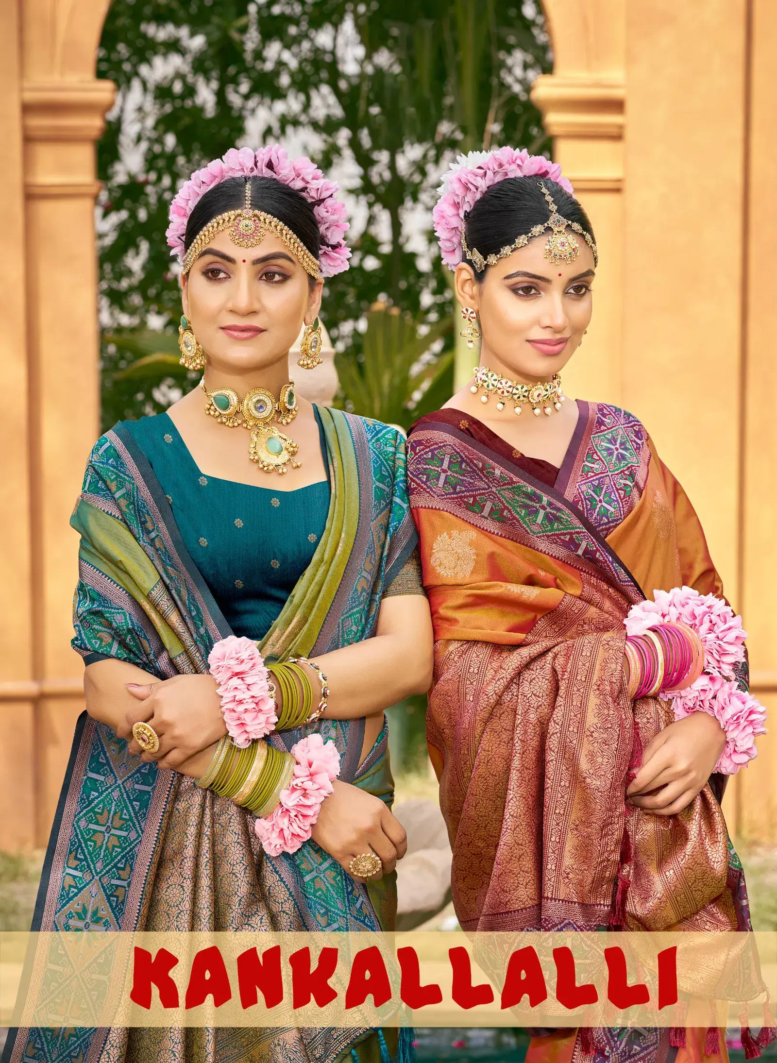 Bunawat Kankallalli Soft Silk Woven Work Wedding Wear Saree Collection