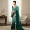 Ds 716 Multi Colour Sequence Embroidery Georgette Saree Collection