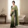 Ds 716 Multi Colour Sequence Embroidery Georgette Saree Collection