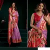 Gobuni Seerat Tissue Paithani with Lotus Zari Border Saree Collection