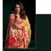 Gobuni Seerat Tissue Paithani with Lotus Zari Border Saree Collection