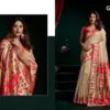 Gobuni Seerat Tissue Paithani with Lotus Zari Border Saree Collection