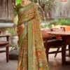 Kashvi Dastoor Vol 6 Viscose Bright Moss Foil Casual Wear Saree Collection