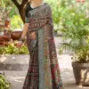 Kashvi Dastoor Vol 6 Viscose Bright Moss Foil Casual Wear Saree Collection