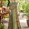 Kashvi Dastoor Vol 6 Viscose Bright Moss Foil Casual Wear Saree Collection