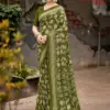 Kashvi Shabnam Vol 21 Dull Moss Foil Printed Fancy Saree Collection