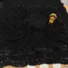 Kc 1004 Georgette Black Beeds Bollywood Fancy Saree