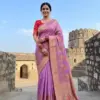 Kc 209 Soft Flowing Pure Dola Silk Saree Collection